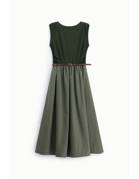 Robe longue sans manches avec une ceinture fine Please