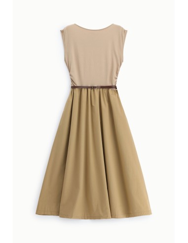 Robe longue sans manches avec une ceinture fine Please