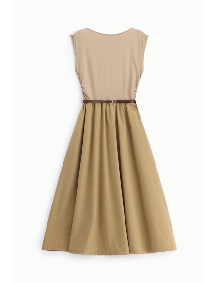 Robe longue sans manches avec une ceinture fine Please