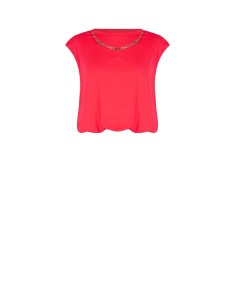 Top ballon en coton avec chaîne logo RR amovible Rinascimento