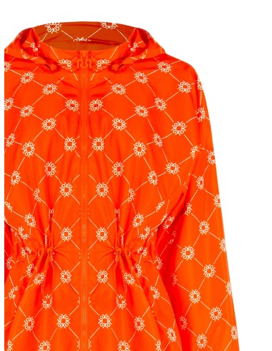Lange waterdichte jas met monogram van Rinascimento