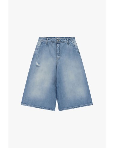 Bermuda à cinq poches avec effet délavé Please