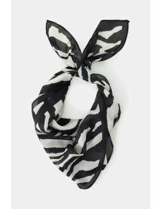 Foulard léger à imprimé zébré avec bord fini s’il vous plaît 2