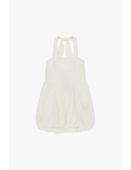 Robe courte à larges bretelles et bas ballon Dixie