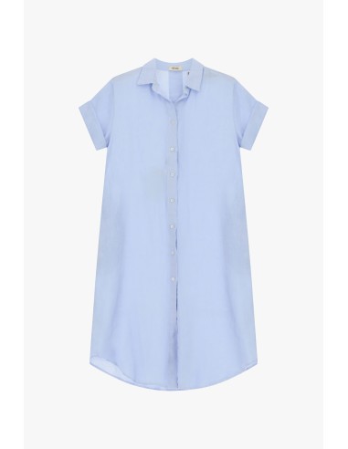 Robe midi avec boutons et manches retroussées Dixie