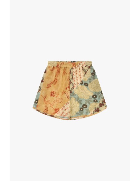 Regular-fit shorts met bloemenpatchworkprint van Dixie