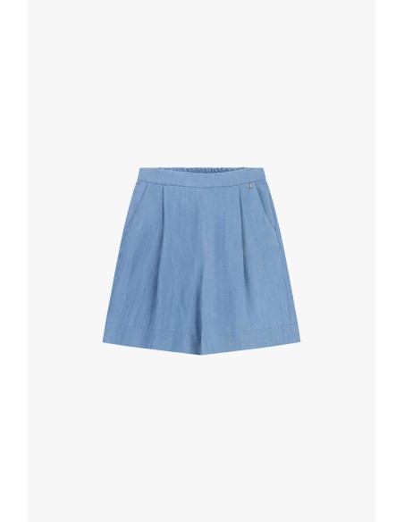 Short à coupe régulière avec pinces et taille élastiquée Dixie