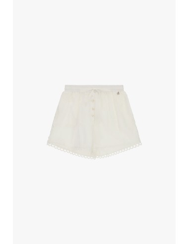 Short regular fit avec boutons et bord ajouré Dixie