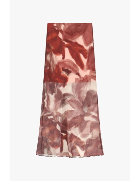 Jupe longue à imprimé floral ombré Dixie