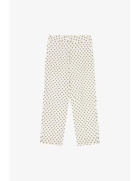 Cropped broek met stippen en normale taille van Dixie