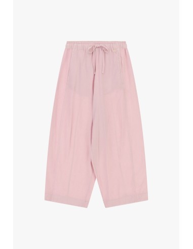 Cropped palazzobroek met elastische tailleband en trekkoord van Dixie