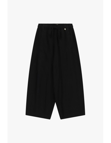 Cropped palazzobroek met elastische tailleband en trekkoord van Dixie