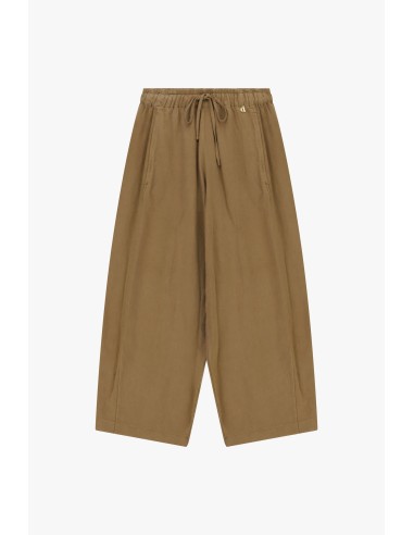 Pantalon palazzo court avec élastique et cordon de serrage Dixie
