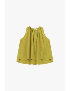 Top ample sans manches à plis froncés Dixie 2