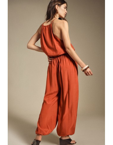 Broek met elastische taille en enkelboorden, losse pasvorm Dixie