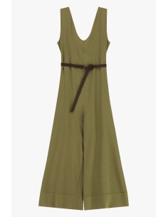 Dixie-jumpsuit met tailleceintuur en wijde pijpen 2