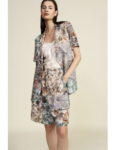 Short Regular Fit à motif patchwork floral Dixie