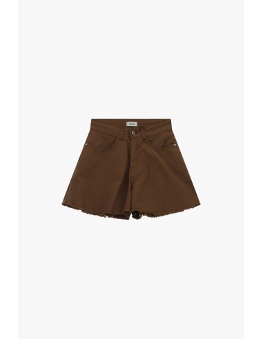 Short à coupe régulière avec bas effiloché et poches Dixie
