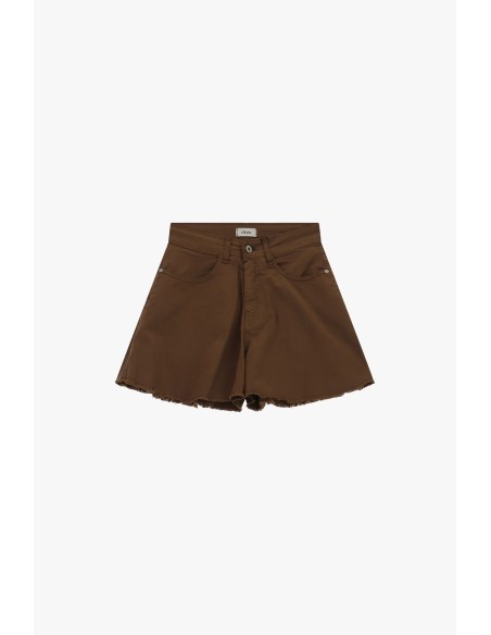 Dixie regular-fit shorts met gerafelde onderkant en zakken