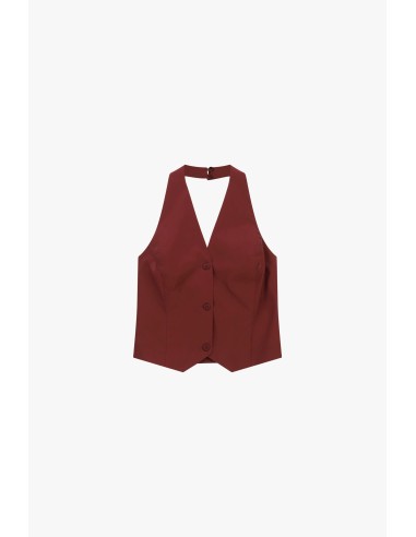 Gilets à col profond avec fermeture par boutons Dixie