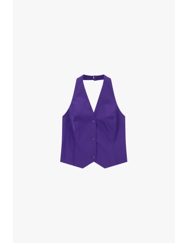 Gilets à col profond avec fermeture par boutons Dixie
