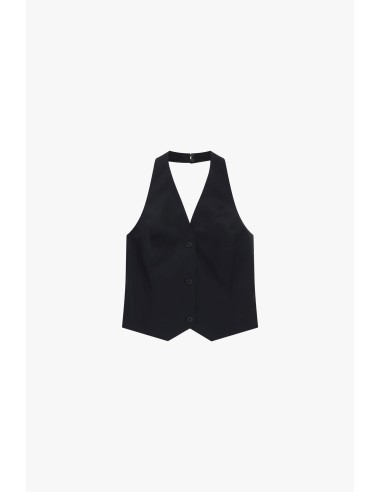Gilets à col profond avec fermeture par boutons Dixie