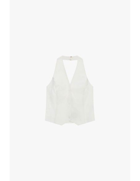 Gilets à col profond avec fermeture par boutons Dixie