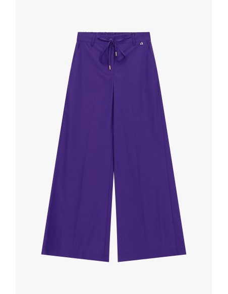 Pantalon palazzo avec taille à cordon de serrage et détails métalliques Dixie