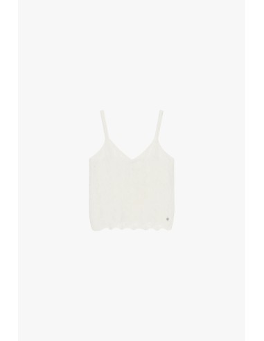 Top sans manches en crochet avec bretelles.prije cw?
