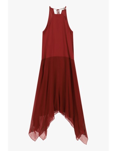 Robe longue sans manches à ourlet asymétrique Dixie