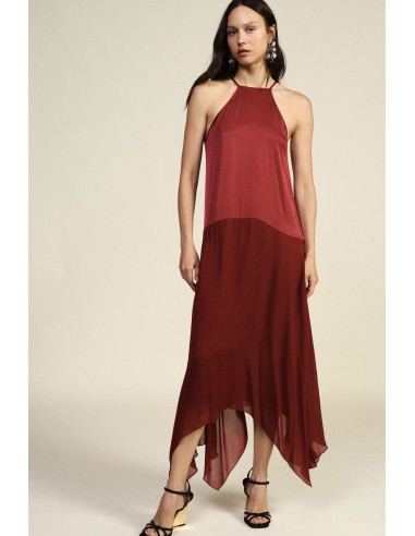 Robe longue sans manches à ourlet asymétrique Dixie