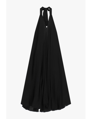 Robe longue évasée à encolure américaine Dixie