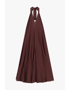 Robe longue évasée à encolure américaine Dixie