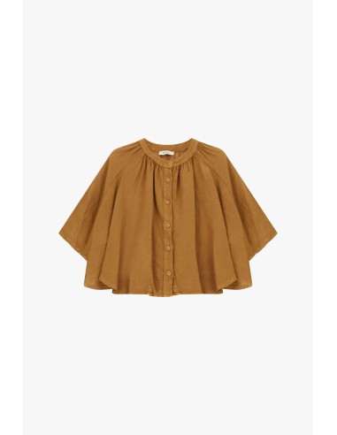 Chemise large à manches trois quarts et boutons Dixie