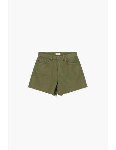 Short à coupe régulière avec détails effilochés et poches Dixie