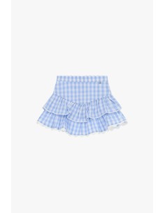 Dixie Curly Ruffle Check Short Skirt (jupe courte à carreaux) 2
