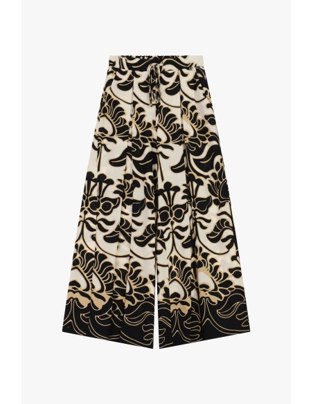 Pantalon à taille élastiquée Dixie, imprimé floral Palace