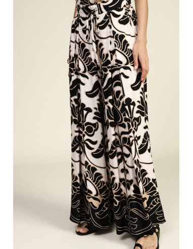 Pantalon à taille élastiquée Dixie, imprimé floral Palace
