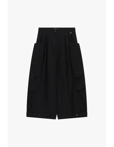 Pantalon court Palace avec plis et poches larges Dixie