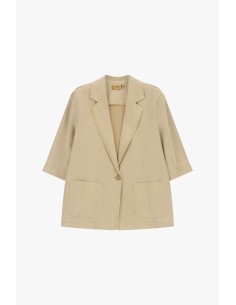 Over Fit Blazer With Front Pockets And Wide Sleeves Please 2