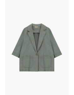 Oversized blazer met zakken aan de voorkant en wijde mouwen Please