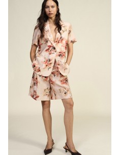 Short regular fit taille haute à imprimé floral Dixie
