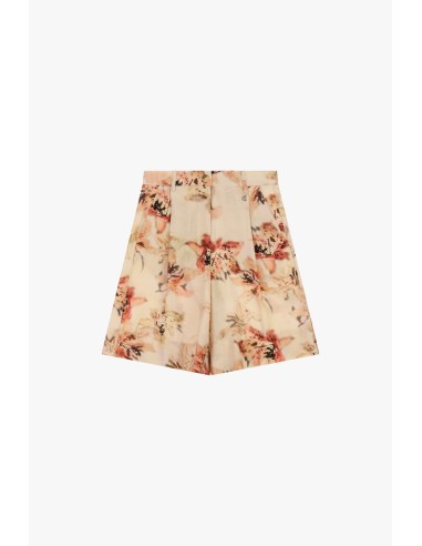 Short regular fit taille haute à imprimé floral Dixie