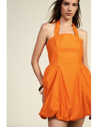 Robe courte à larges bretelles et bas bouffant Dixie