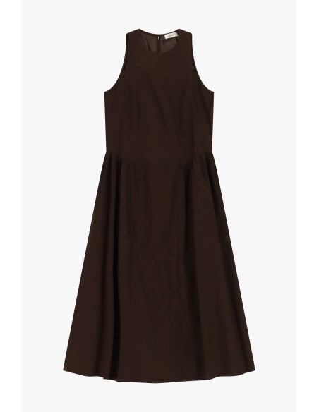 Robe midi évasée sans manches Dixie