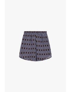 Short regular fit à motif géométrique extensible Dixie 2