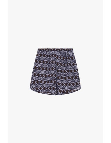 Regular-fit shorts met geometrisch patroon en elastische tailleband van Dixie