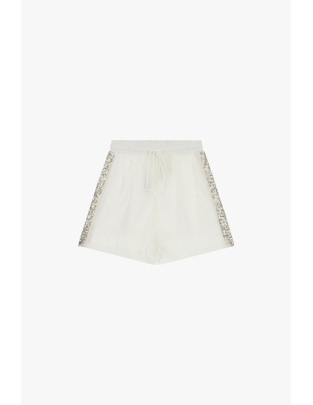 Dixie regular-fit shorts met pailletten aan de zijkanten