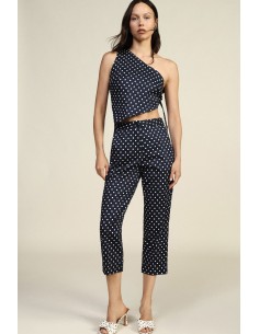 Cropped broek met stippen en normale taille van Dixie 2
