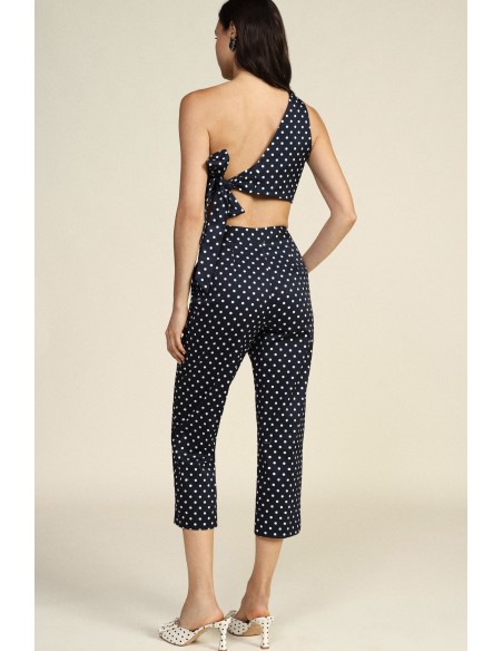 Cropped broek met stippen en normale taille van Dixie